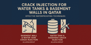 Crack Injection for Water Tanks & Basement Walls in Qatar | Effective Waterproofing Techniques